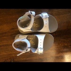 White toddler sandal
